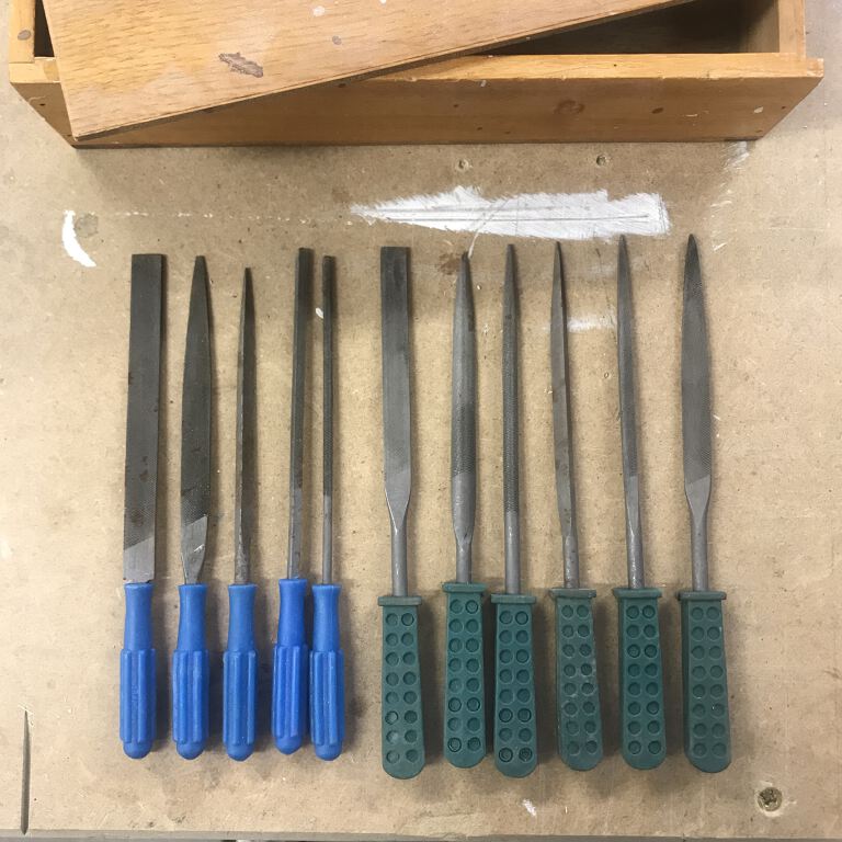 Box of 11 Small Files (assorted)