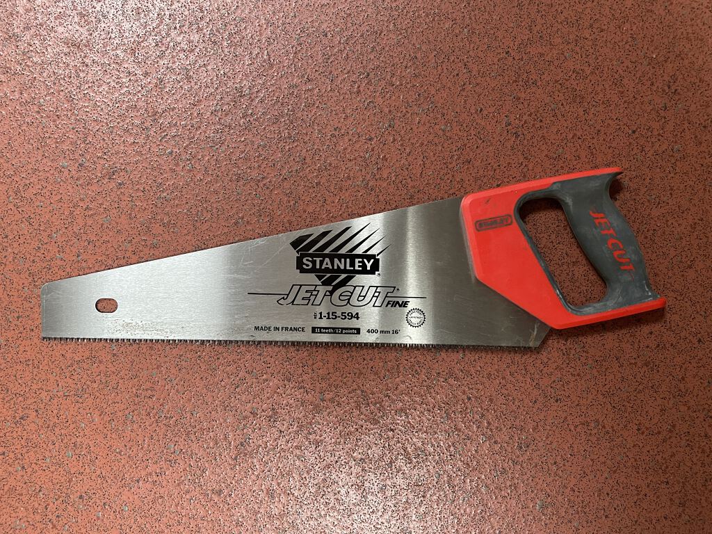 Stanley Jet Cut Fine Handsaw 380mm (16in) 11 TPI