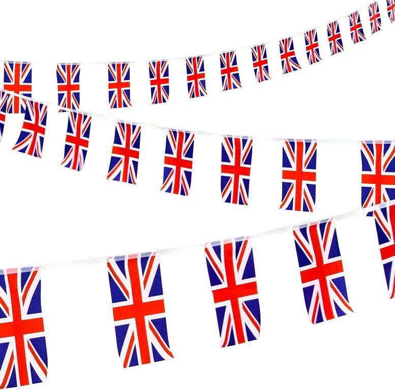 Union Jack bunting - approx 10m