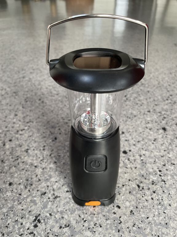 Solar LED camping lantern