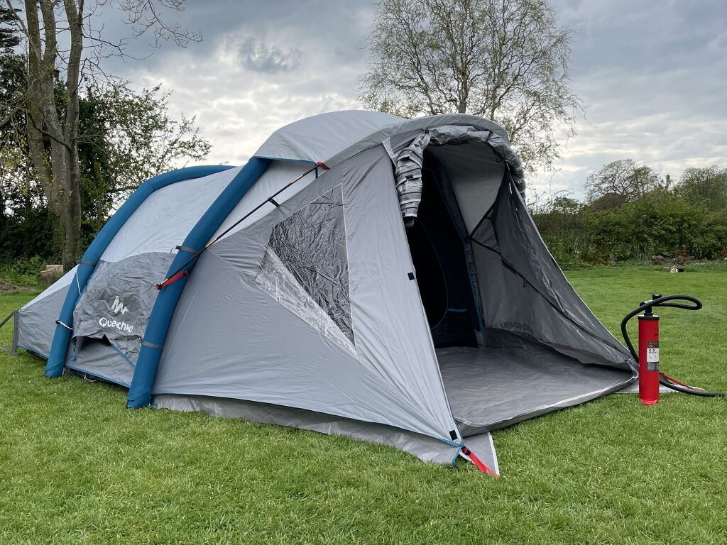 Quechua 4 Person large inflatable tent