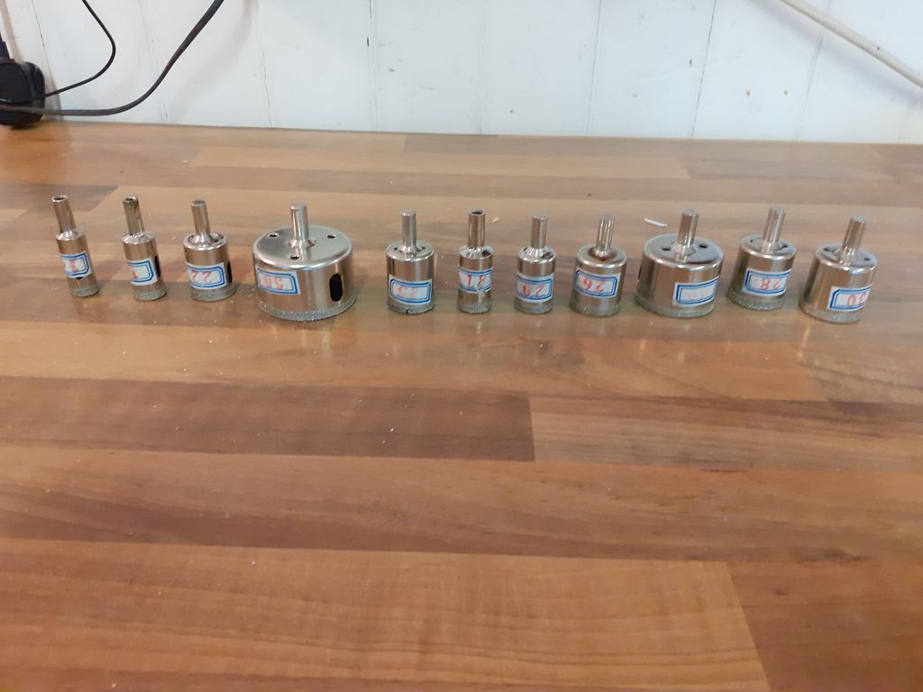Ceramic Hole Saw Bit Set