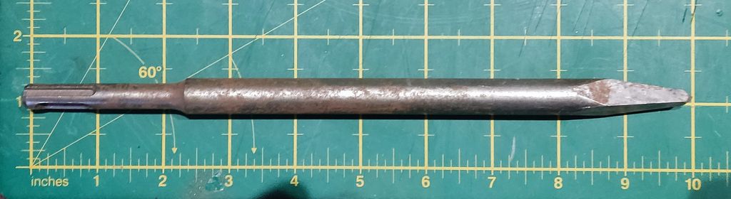 CHISEL SDS, L 25cm Square Point