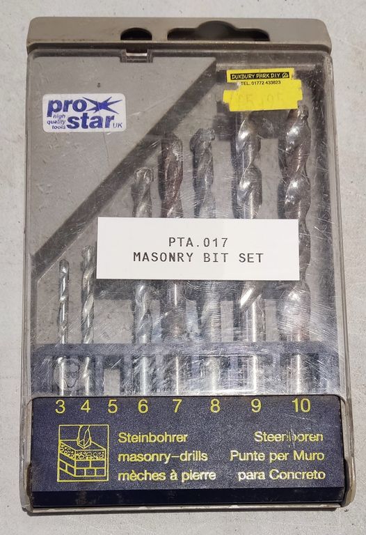 DRILL BITS, Masonry Selection