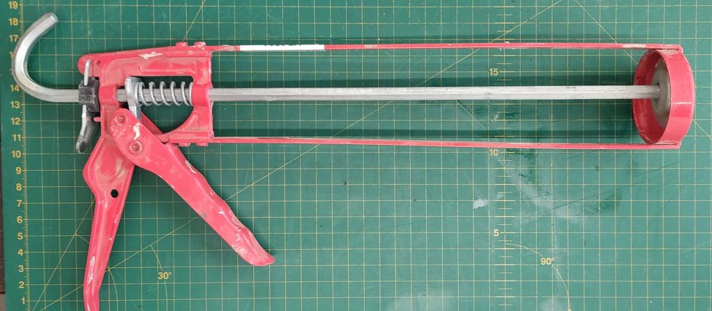 CAULK GUN - 250mm Red