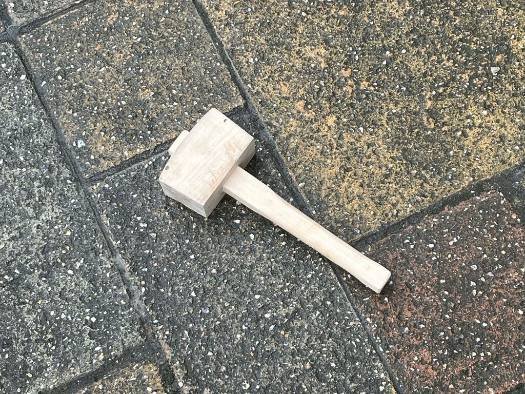 Wooden mallet