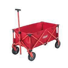 Collapsible camping trolley