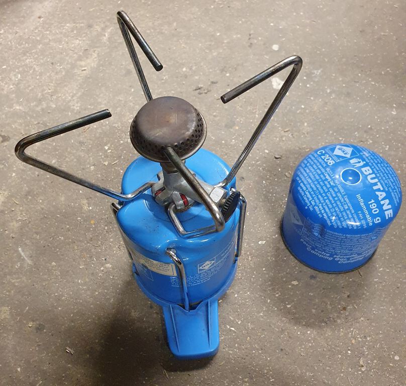 Small gas camping stove