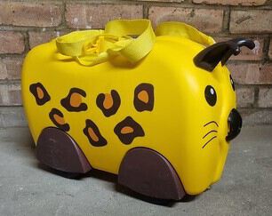 Childrens sit-on suitcase