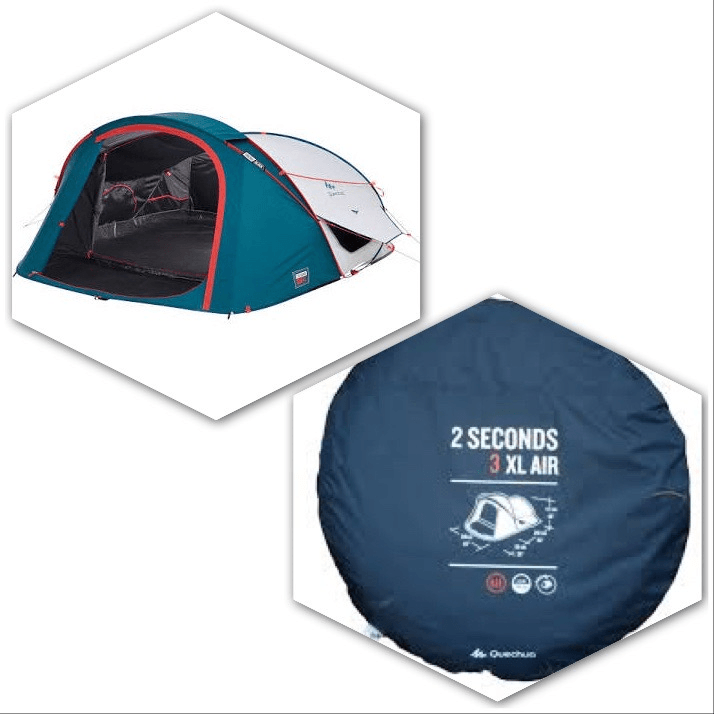 Tente Quechua 2 Seconds, 2 pers - Sport & Plein air
