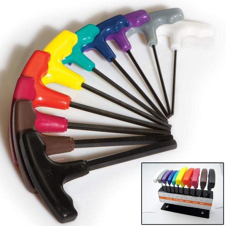 Louisville Tool Library 9pc THandle Allen Wrench Set SAE