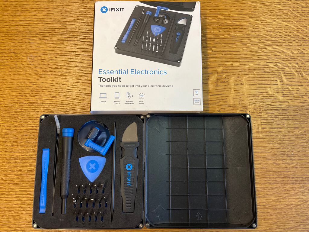 Ifixit essential electronics toolkit (16 precision screwdriver bits)