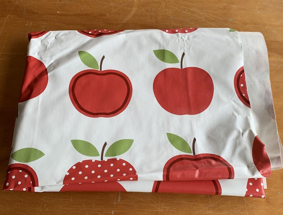 Plastic Tablecloth #3 (Apples design)