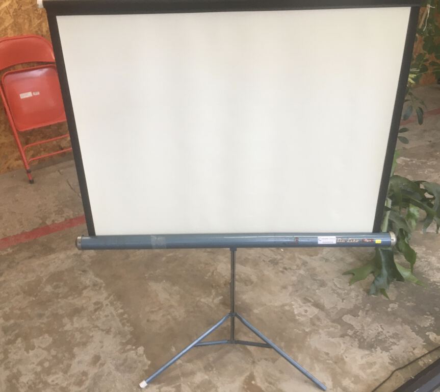 Projector screen #2 - compact with tripod