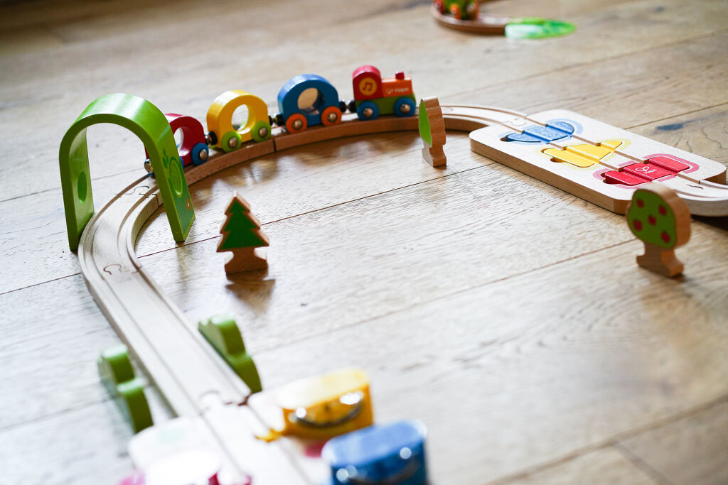 Calgary Toy Library Train Set Hape (511)