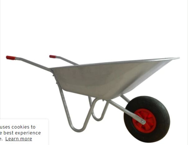 Metal Wheelbarrow with pneumatic wheel