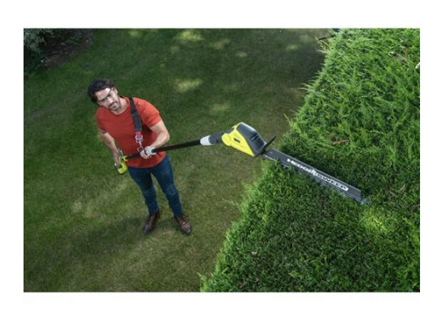 Cordless 2.9 meter pole, 45cm blade Hedge Trimmer