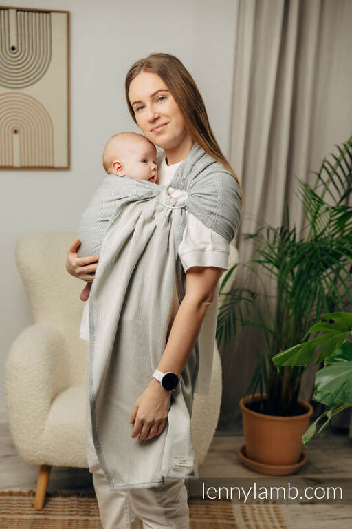 Lenny Lamb grey herribone ring sling