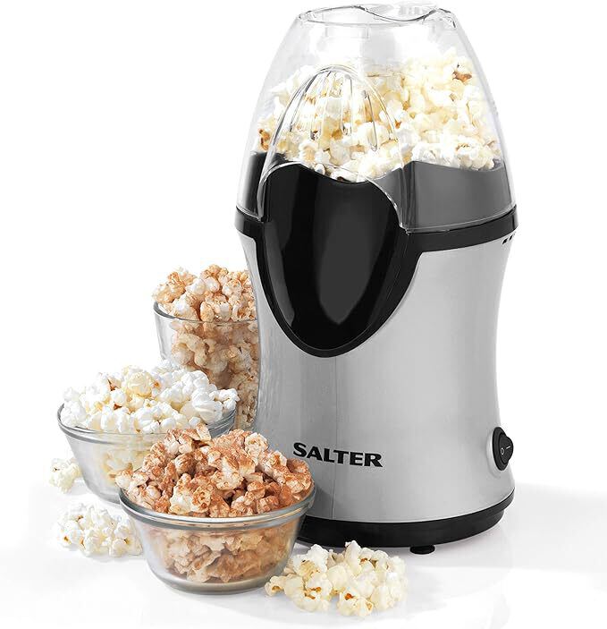 Salter Electric Popcorn Maker // Gwneuthurwr Popcorn Trydan Salter