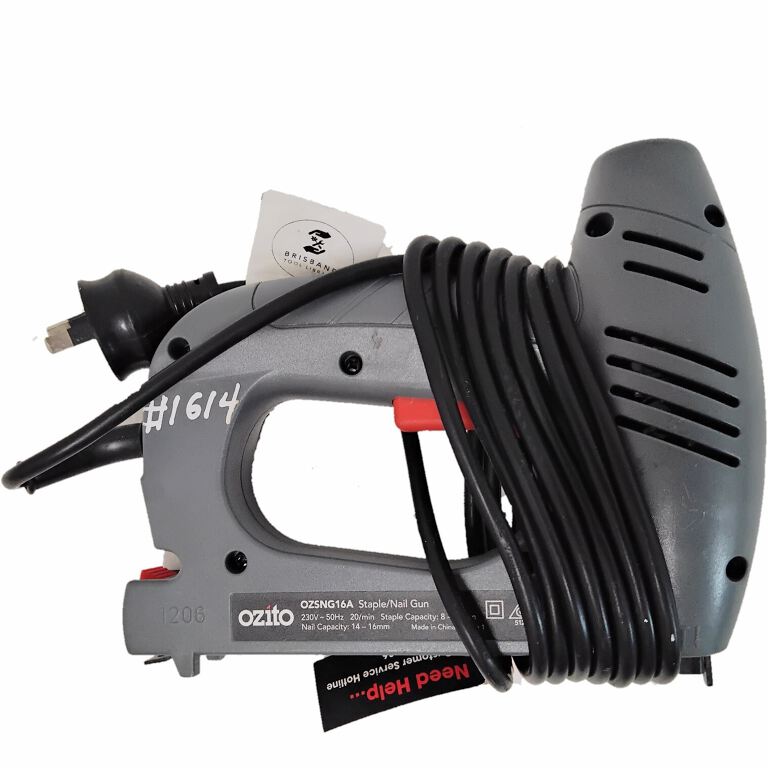 Brisbane Tool Library Staple Nail Gun (2) OZITO (1614)