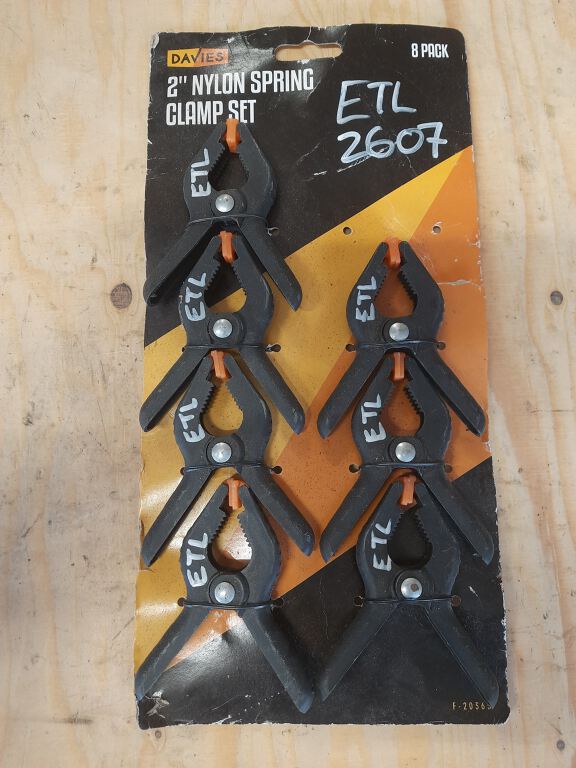 Nylon Spring Clamps! (ETL2607)