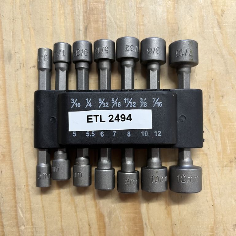 Nut Driver Set (ETL2494)