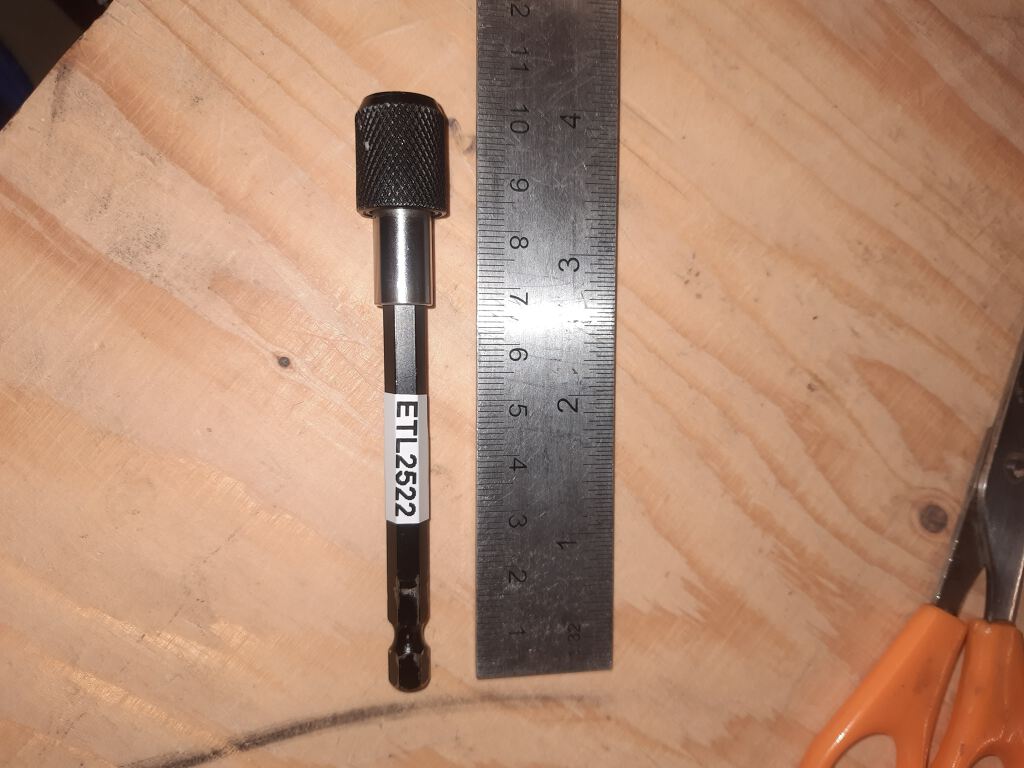 ¼" Hex Bit Extender with Quick Release (ETL2522)
