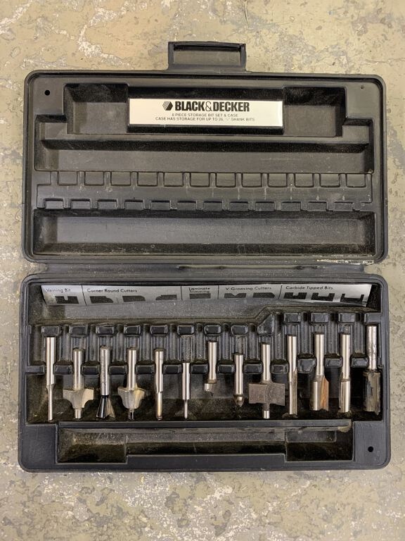 ¼" (6mm) Router bits set (ETL2642)