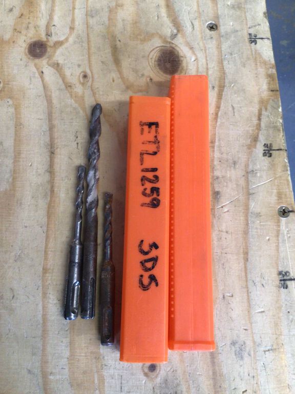 3 Piece SDS Drill Bit set (masonry) (ETL1259)