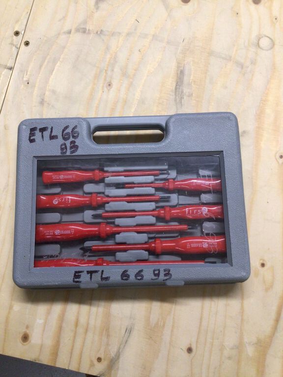Insulated Screwdrivers (set) (ETL6693)