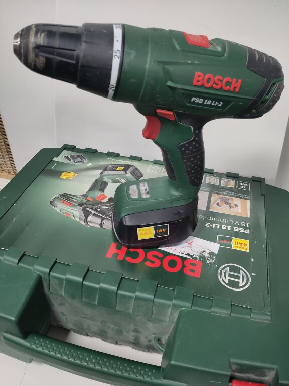 Cordless hammer drill 18V (Bosch 2)