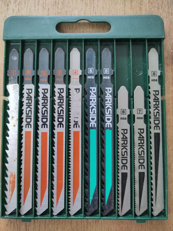 Jigsaw blade set 9 (assorted)
