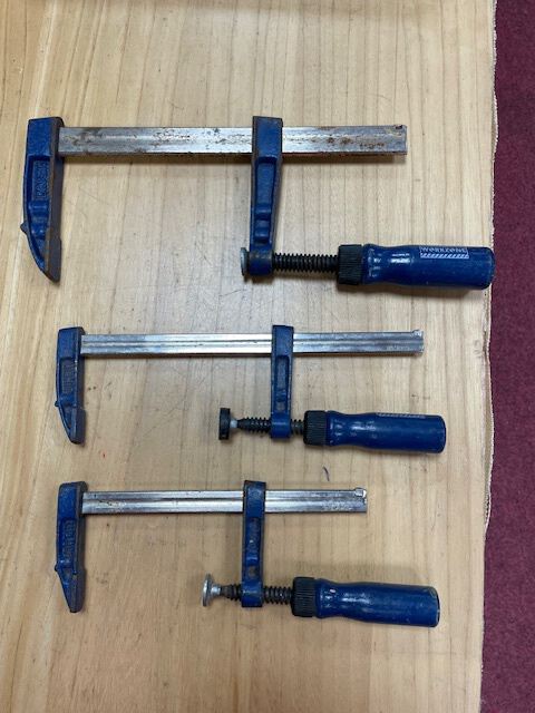 3 flat clamps (A-106A)