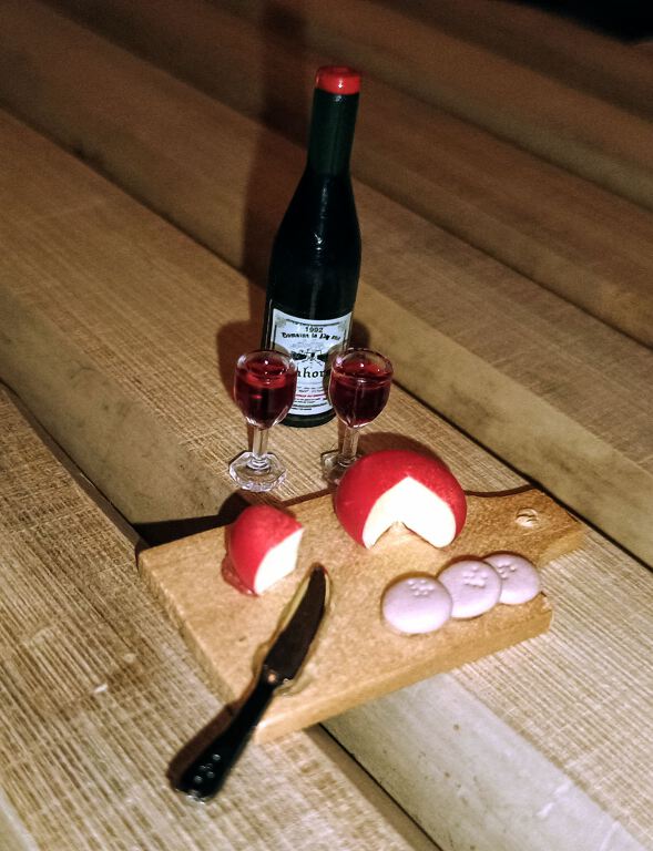 Romantic Cheese & Wine Evening Kit for Hamsters