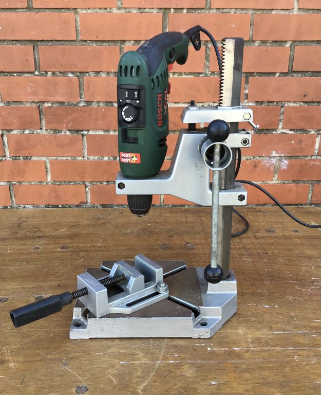 Drill Press, Vice & 1010W Corded Hammer Drill