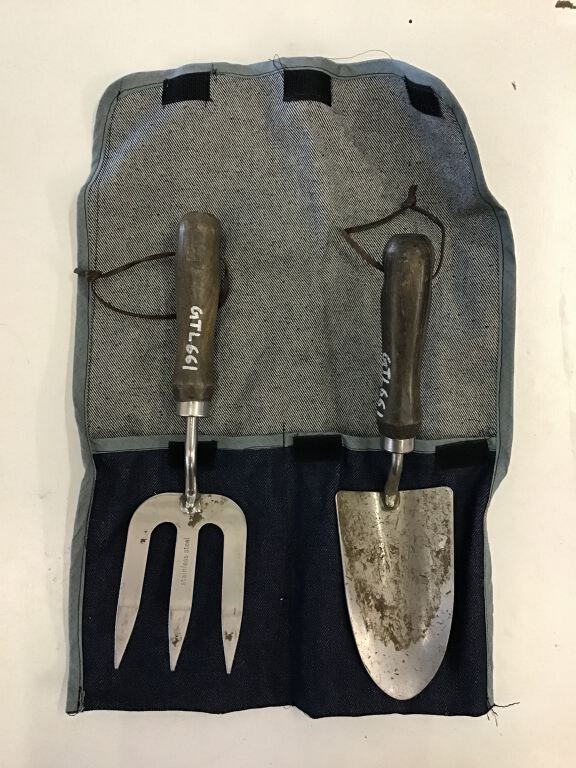 Small Gardening fork and spade steel