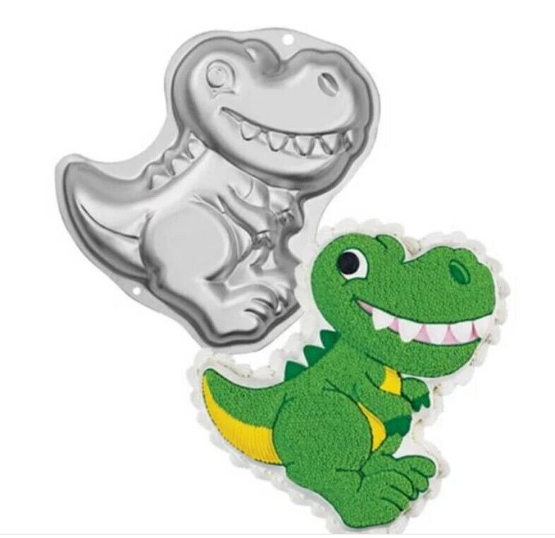 Tin bobi 2 Haen Deinosor // 2 layer Dinosaur baking Pan