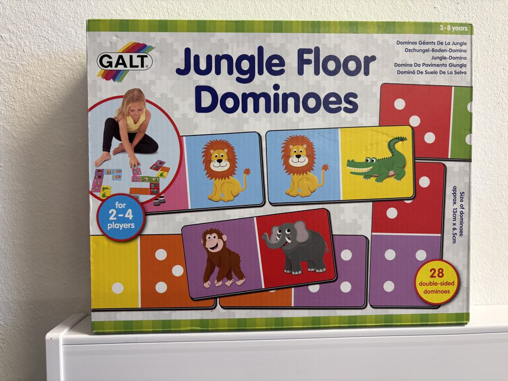 Dominos llawr jyngl // Jungle floor dominoes