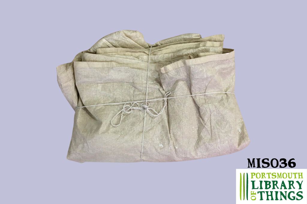 Beige Tarpaulin/ Ground Sheet (MIS036)