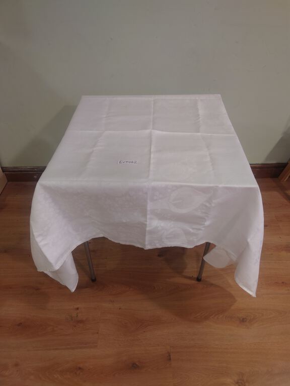 White Table Cloth 135CM X 84CM (EVT062)