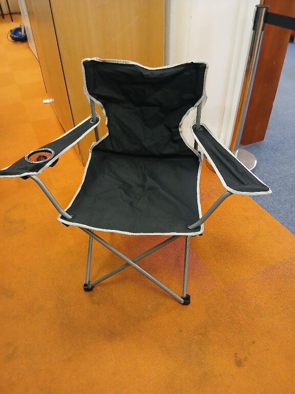 Folding Camping Chair Black