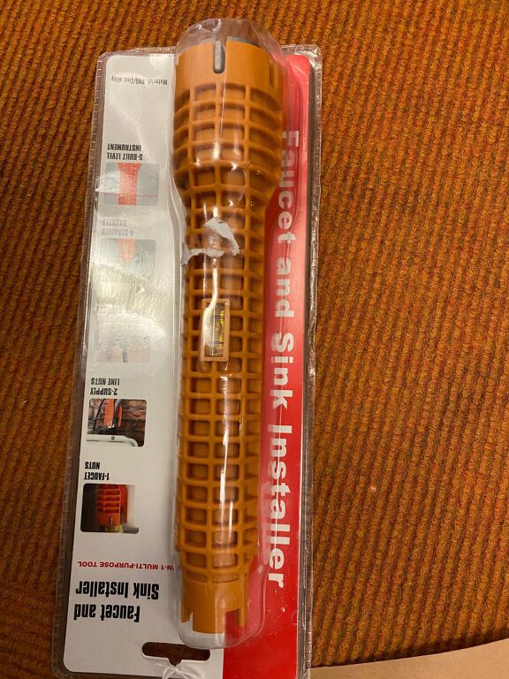 Faucet and sink installer 5-in-1