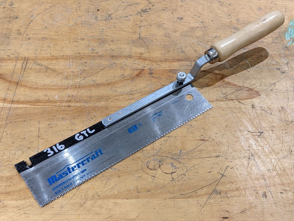 Guelph Tool Library Mastercraft 10" Dovetail Saw (316)