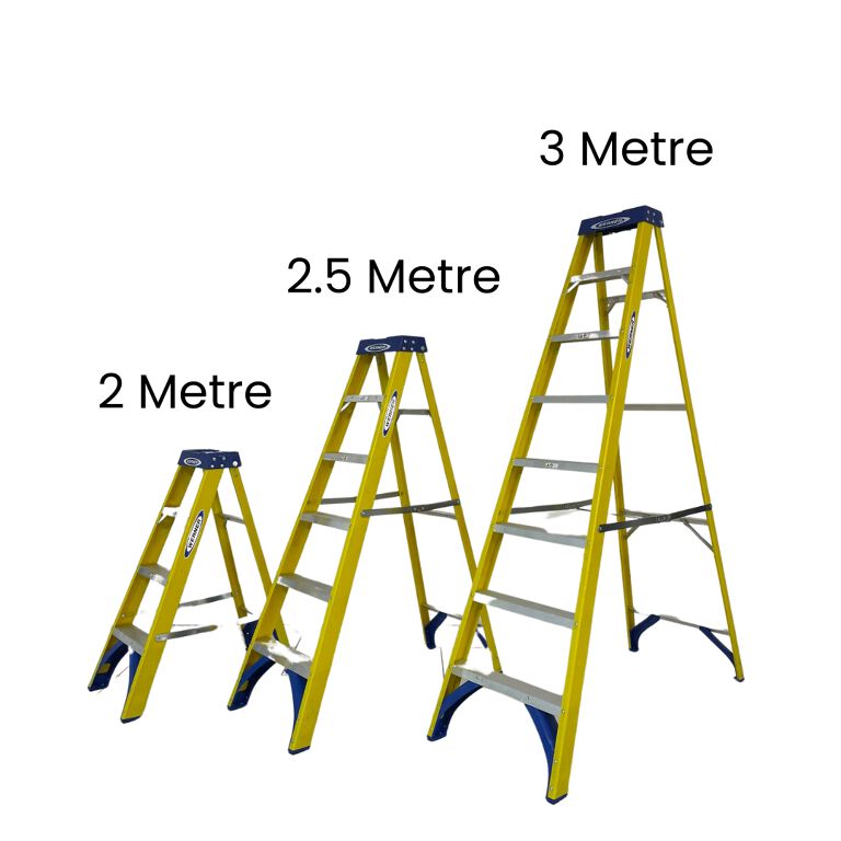Step Ladder/Ysgol cam (Small/Bach) 2.04M