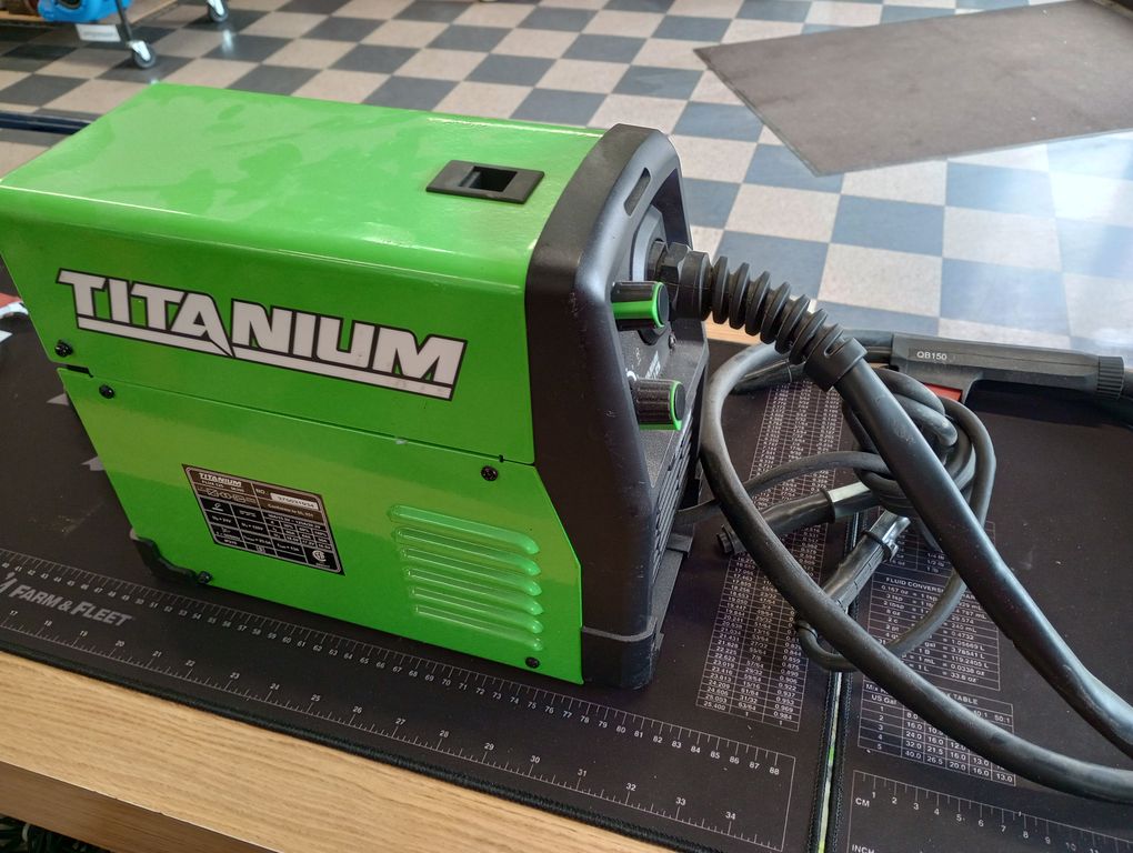 WBRP Tool Library MIG Welder Titanium FLUX 125 (2404)