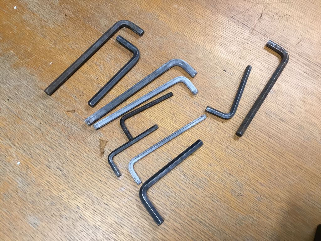 Allen keys large sizes