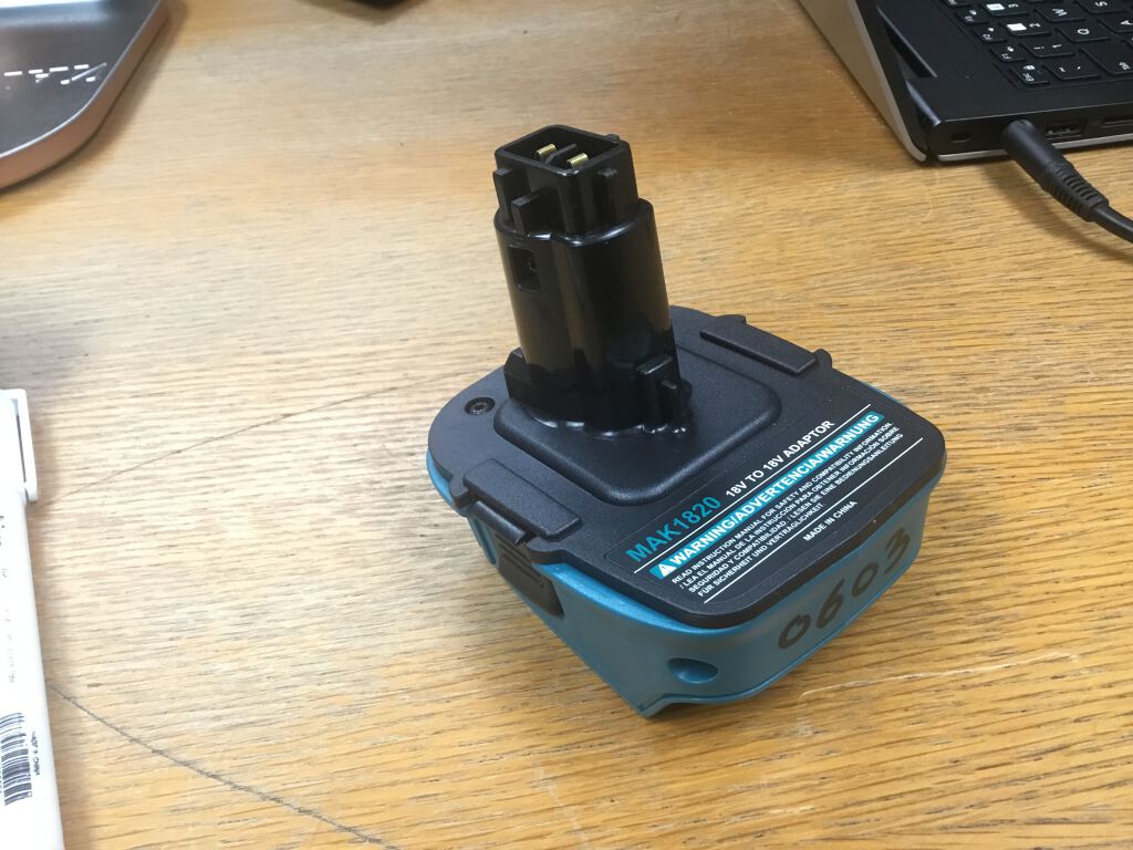 Dewalt to Makita battery converter