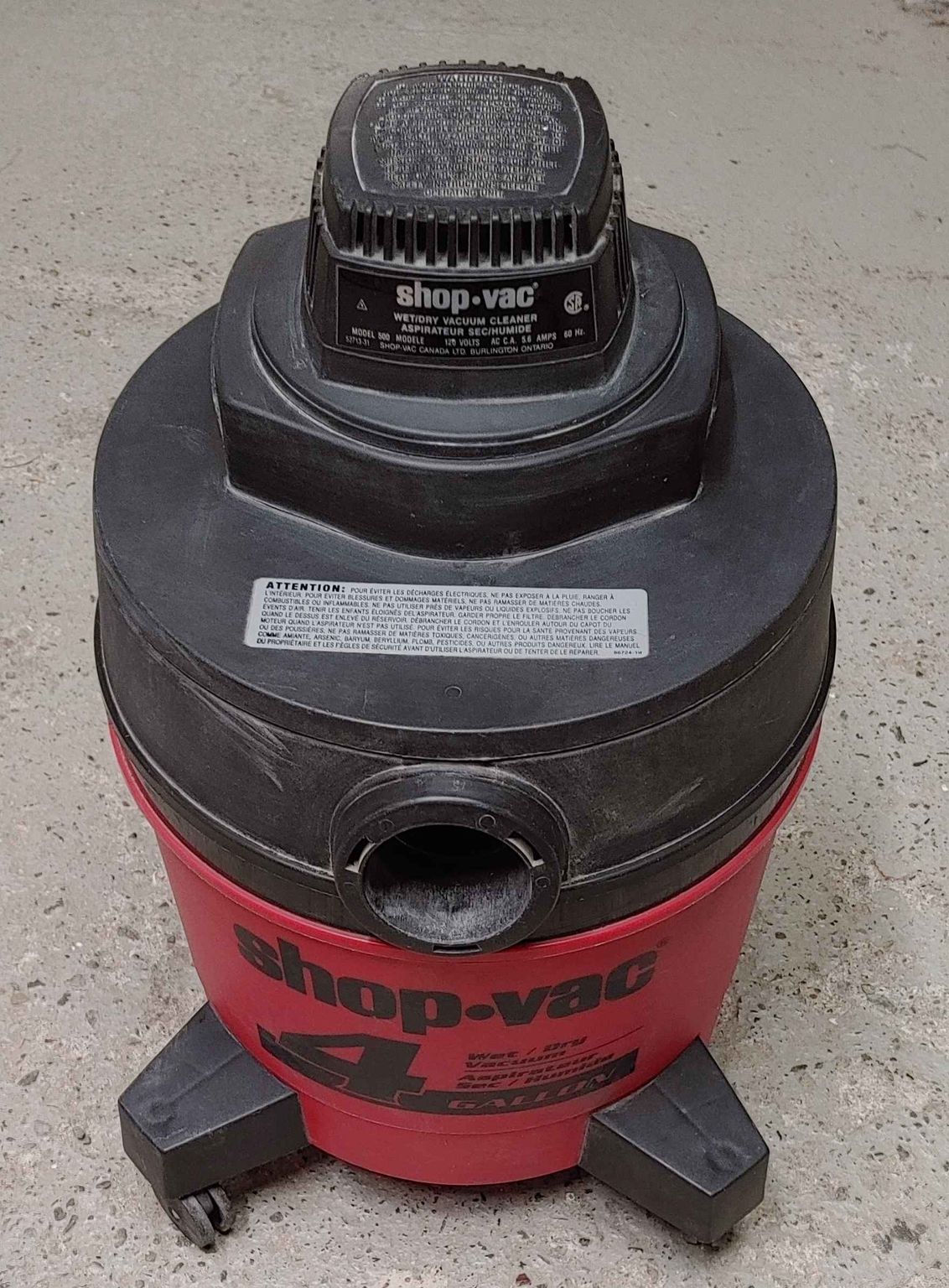 Halifax Tool Library: Wet/Dry Shop Vacuum