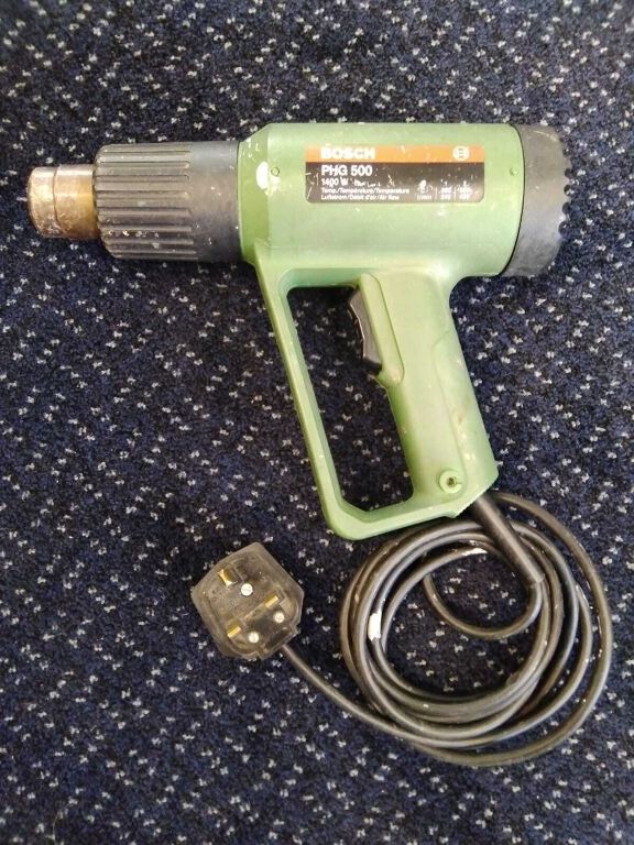 Bosch PHG 500 Heat Gun for paint stripping