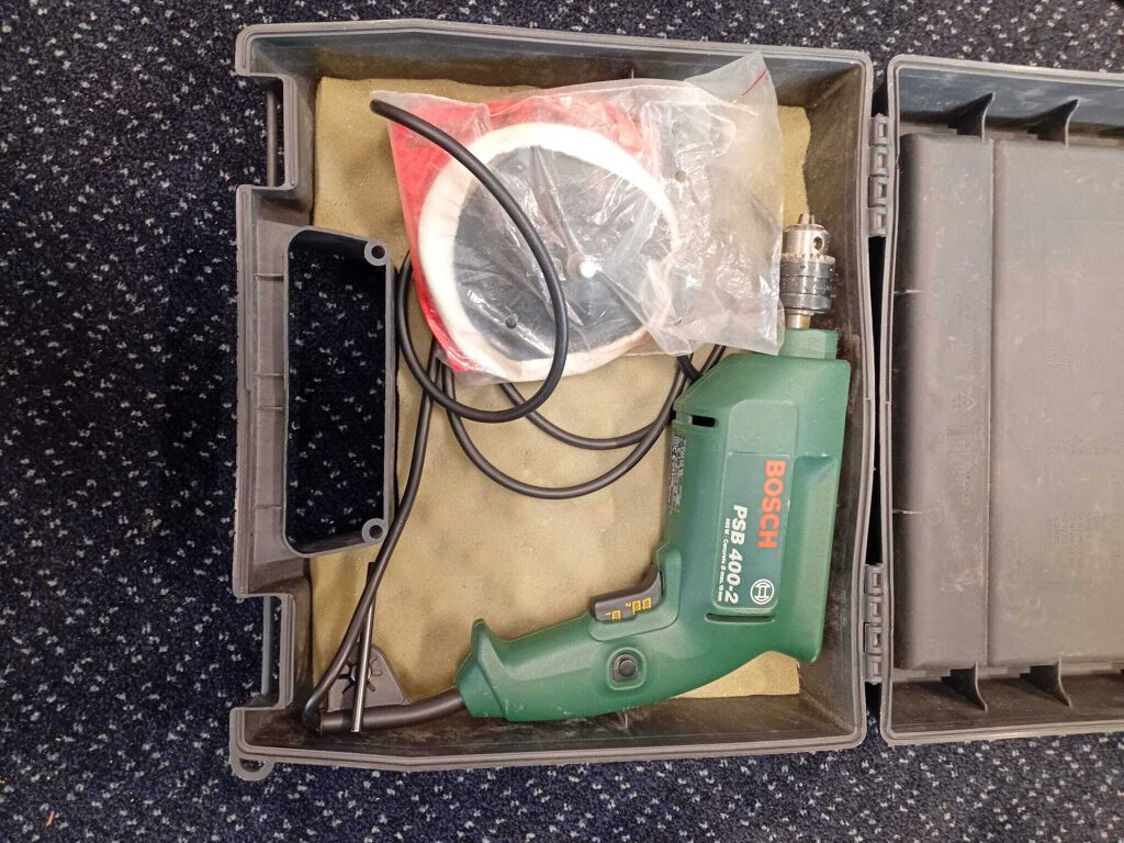 Bosch Corded Drill PSB 400-2 in carrying case